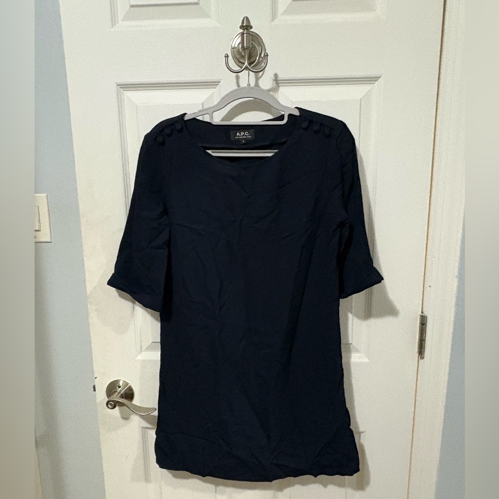 A.P.C. Navy Dress S